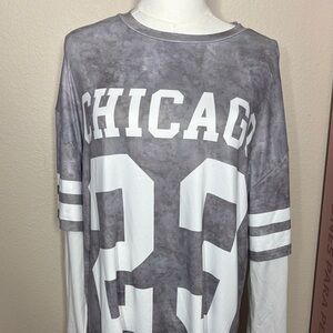 Gray Chicago Graphic Men's Shirt
